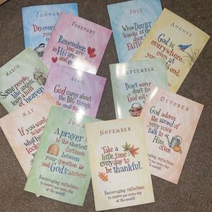 Monthly God prayer booklet religious inspirational helpful women’s Easter gift